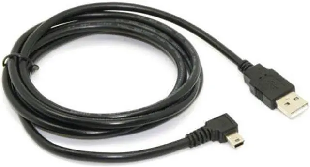 Alt view image 3 of 7 - Aomoproing Mini USB B Type 5pin Male Right Angled 90 Degree to USB 2.0 Male Data Cable 6ft 1.8m