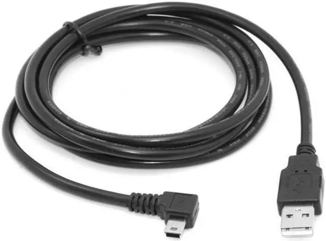 Alt view image 7 of 7 - Aomoproing Mini USB B Type 5pin Male Right Angled 90 Degree to USB 2.0 Male Data Cable 6ft 1.8m