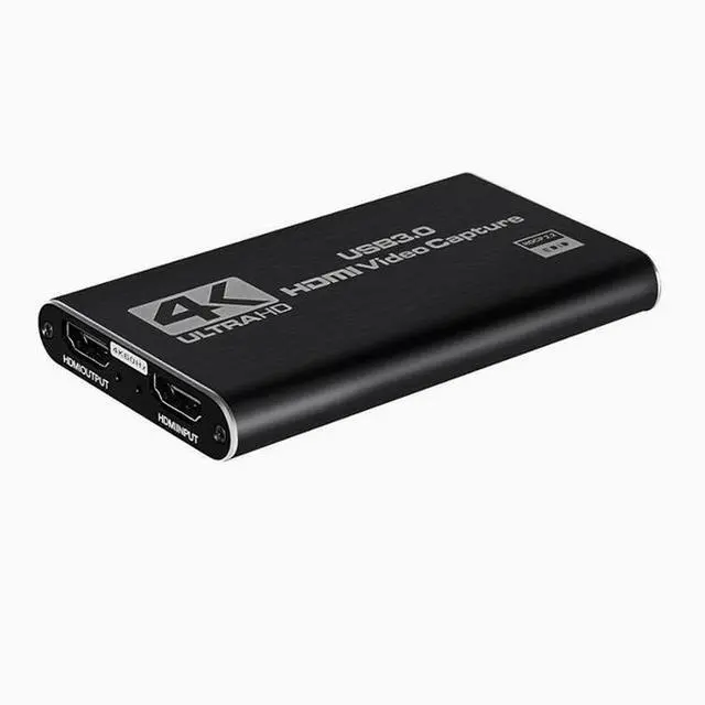 Alt view image 3 of 4 - 4K loop out 1080P capture card HDMI video game capture live camera obs recording capture card