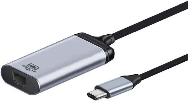 Alt view image 2 of 3 - Type-C USB-C USB-3.1 Male to 1000Mbps Gigabit Ethernet Network LAN Female Cable Adapter for Laptop