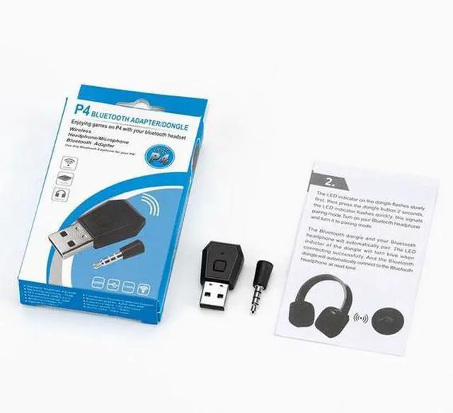 Alt view image 2 of 3 - P4 Bluetooth Audio Transmitter P4 Receiver Converter Ps4 Gamepad 4.0 Bluetooth headphone adapter