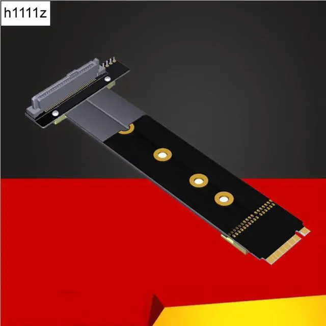 Main image of Riser Cable 20cm SFF-8639 U.2 to NGFF M.2 Key M Extension Cable Flexible Cable Riser Card Extension Port Adapter for U2 NVME SSD