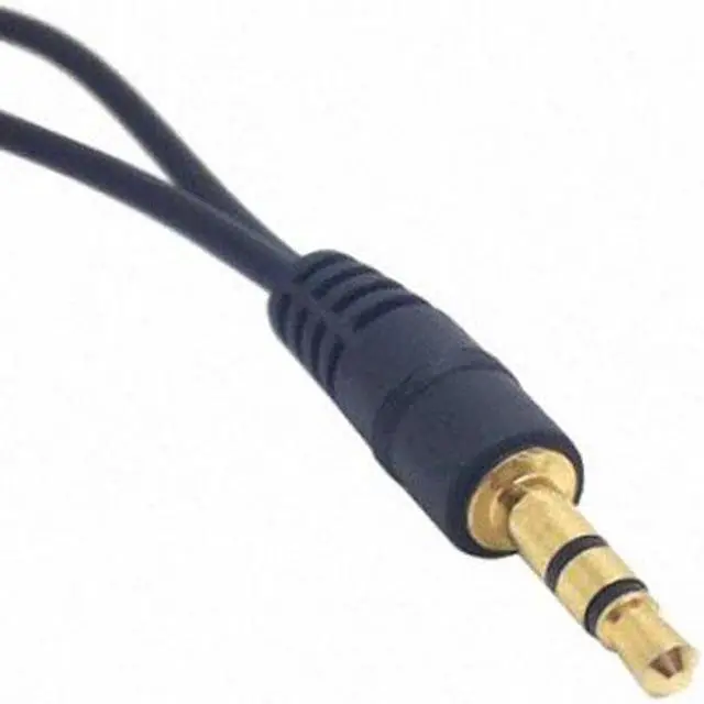 Main image of Aomoproing 3.5mm Stereo Male to Double 3.5mm Female Audio Headphone Y Splitter Cable with Volume Control Switch