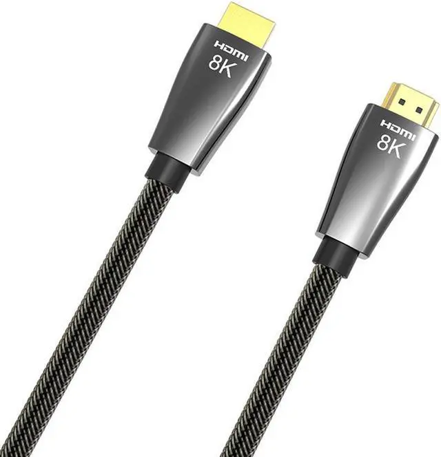 Main image of 8K HDMI 2.1 Cable 3.3FT,8K Certified Braided Ultra High Speed HDMI 2.1 Cable - Black | 48Gbps, Compatible With Sony PS5, Microsoft Xbox Series X & Series S RTX 3080 3090
