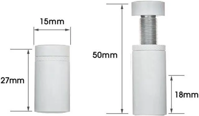 Alt view image 2 of 2 - Graphics Card GPU Support Bracket, Adjustable Height GPU Sag Stand Bracket with Magnet and Non-Slip Sheet, GPU Holder for Prevent Universal VGA Graphics Card Sag - 1.0-2.0"- Mini - White