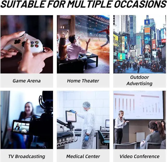 Alt view image 6 of 7 - 8K Fiber Optic HDMI Cable 16ft (HDR10+, in-Wall CL3 Rated, 48Gbps High Speed 8K 60Hz, HDCP2.3, eARC) - Long HDMI Cable Compatible with Home Theatre, HDTV, Gaming Console, Streaming Devices