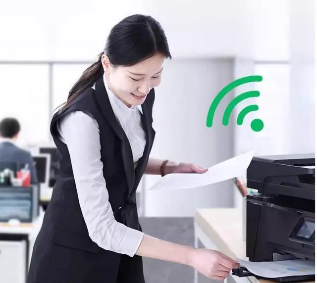 Alt view image 5 of 6 - ugreen printer network sharer service wireless receive automatic no-switch wired usb retrofit wifi module connection LAN share one drag more than one drag two computer print box