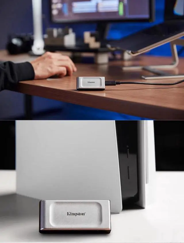 Alt view image 3 of 6 - XS2000 2TB mobile SSD Type-C high-speed USB3.2 portable compact