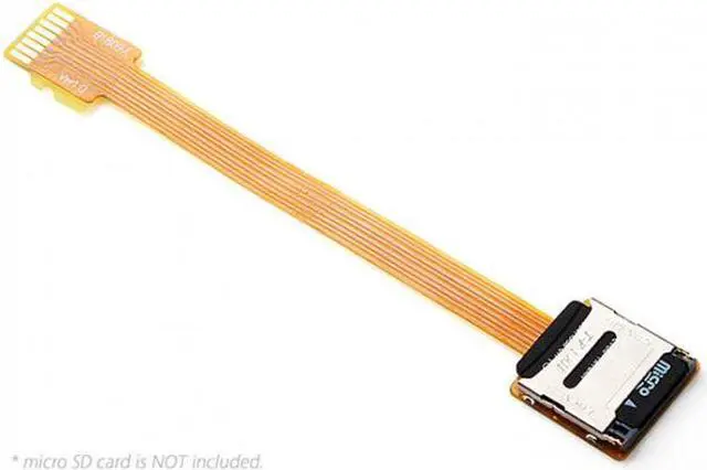 Alt view image 4 of 7 - Aomoproing Micro SD TF Memory Card Kit Male to Female Extension Soft Flat FPC Cable Extender 10cm