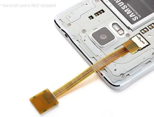 Alt view image 6 of 7 - Aomoproing Micro SD TF Memory Card Kit Male to Female Extension Soft Flat FPC Cable Extender 10cm