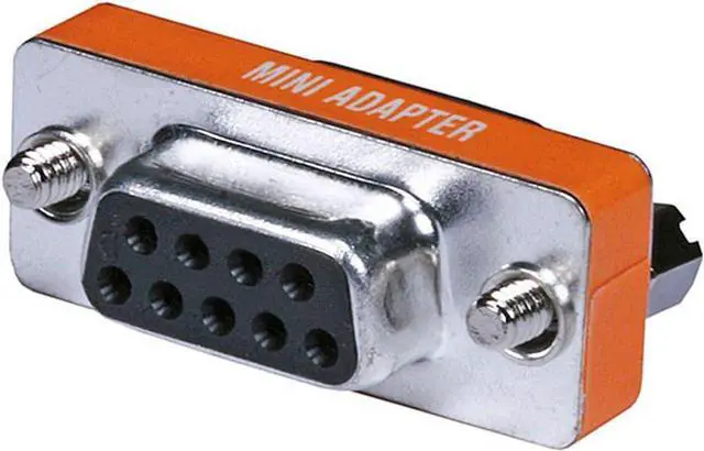 Main image of DB9 Female/Female Mini Null Modem Adapter