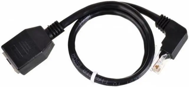 Alt view image 5 of 7 - Aomoproing  Down Angled 90 Degree 8P8C FTP STP UTP Cat 5e Male to Female Lan Ethernet Network Extension Cable 50cm