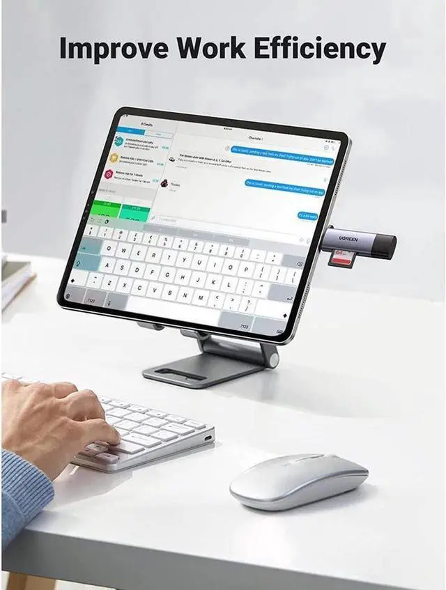 Alt view image 7 of 7 - Micro SD Card Reader USB C USB 3.0 to Memory Card Reader Adapter for External Camera Photo SD SDHC SDXC MicroSD UHS-I Compatible with Computer PC MacBook Air Pro Samsung Galaxy S22 iPad Pro