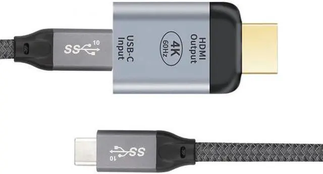 Alt view image 4 of 7 - Aomoproing 10Gbps 100W Cable USB-C Type C Female Source to HDMI Sink HDTV Adapter 4K 60hz 1080p for Tablet & Phone & Laptop