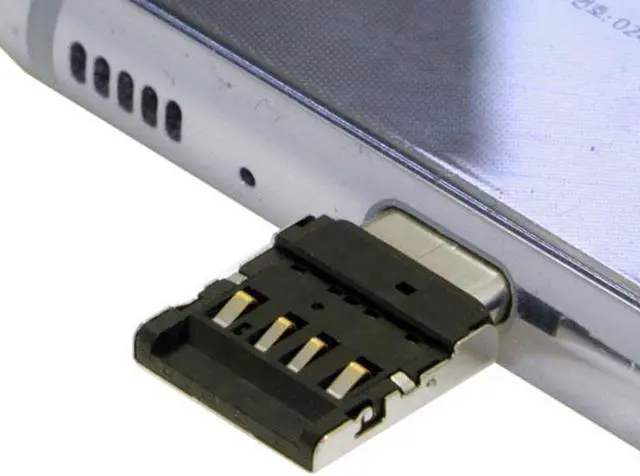 Alt view image 2 of 7 - Aomoproing 5pcs Ultra Mini Type-C USB-C to USB 2.0 OTG Adapter for Cell Phone Tablet & USB Cable & Flash Disk