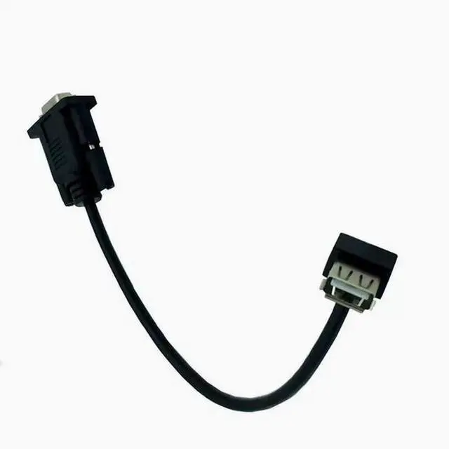 Alt view image 2 of 4 - RS232 female serial cable to USB female mother-to-female connection cable DB9 hole to USB female data cable