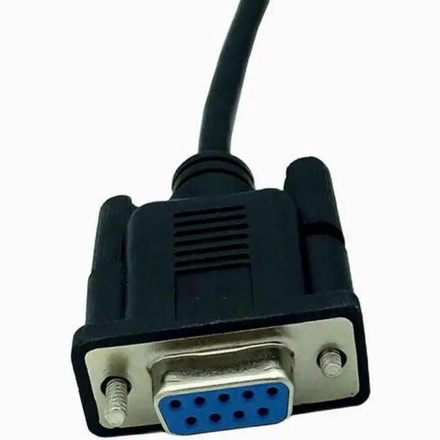 Alt view image 3 of 4 - RS232 female serial cable to USB female mother-to-female connection cable DB9 hole to USB female data cable