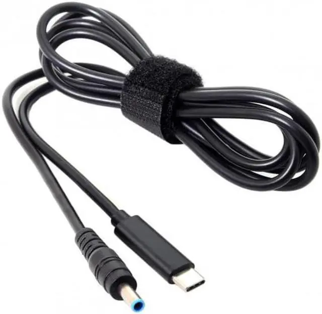 Alt view image 7 of 7 - Aomoproing Type C USB-C Input to DC 4.5*3.0mm Power PD Charge Cable for Laptop 18-20V