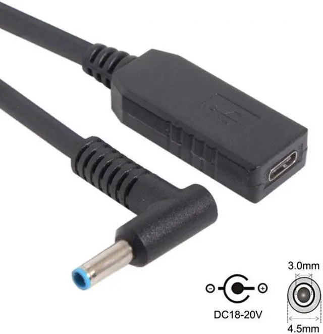 Alt view image 6 of 7 - Aomoproing USB 3.1 Type C USB-C to DC 20V 4.5 3.0mm Power Plug PD Emulator Trigger Charge Cable for Laptop