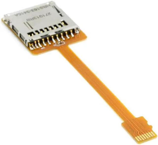 Alt view image 7 of 7 - Aomoproing Micro SD TF Memory Card Kit Male to SD Female Extension Soft Flat FPC Cable Extender 10cm