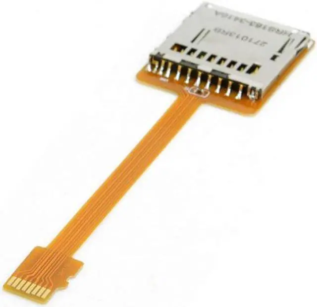 Alt view image 3 of 7 - Aomoproing Micro SD TF Memory Card Kit Male to SD Female Extension Soft Flat FPC Cable Extender 10cm