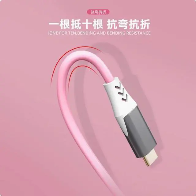 Alt view image 2 of 4 - Navigation cable mechanical keyboard cable Customized cable TYPE-C interface coil spring data cable extends the navigation plug