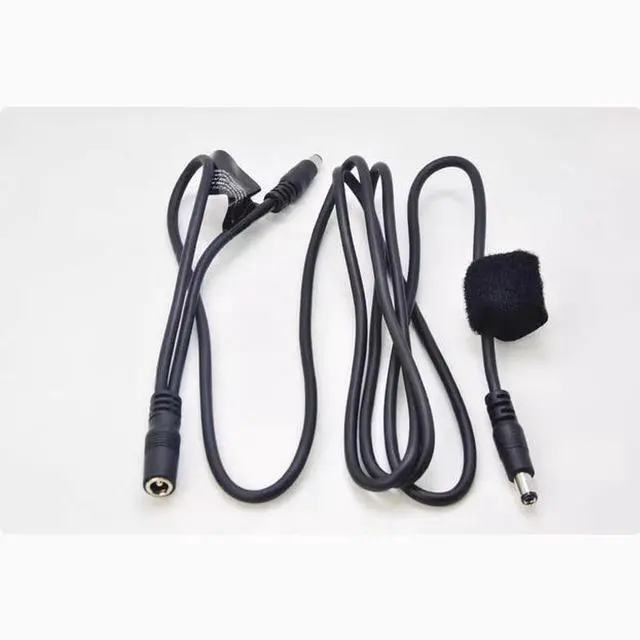 Alt view image 2 of 4 - Original female 5.5mm 2.5MM DC port to two male power supply one point two power supply cable Connection cable