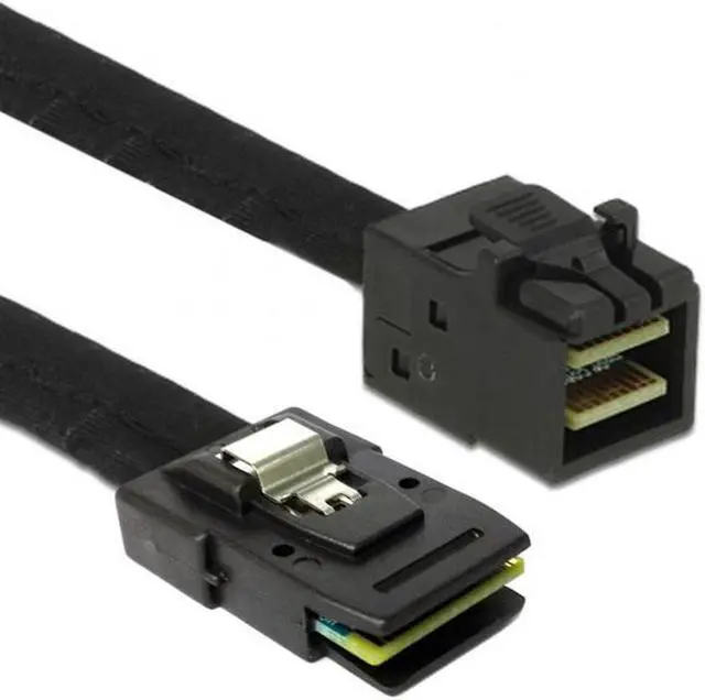 Alt view image 6 of 7 - Aomoproing  Internal Mini SAS SFF-8087 to mini sas High Density HD SFF-8643 data Server hard disk raid Cable 50cm