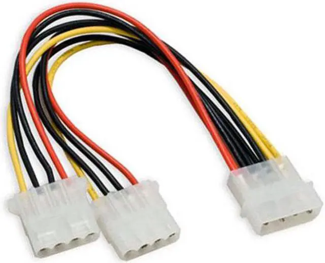 Alt view image 7 of 7 - Aomoproing  IDE 4 Pin to Dual IDE Y Splitter 10cm Hard Disk Power Supply Extension Cable