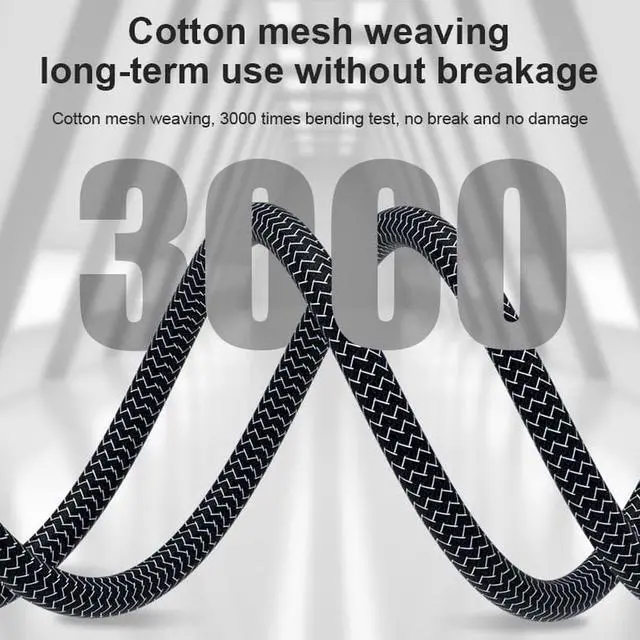 Alt view image 5 of 7 - 8K Fiber Optic HDMI Braided Nylon Cable 16FT, 8K HDMI Cable Ultra high Speed 48Gbps,Support 8K60Hz, 4K120Hz, Dynamic HDR, eARC Compatible PS5 PS4 Xbox Apple TV Sony LG Samsung (Black+White)