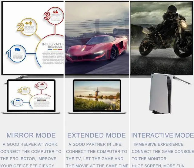 Alt view image 6 of 7 - 8K Fiber Optic HDMI Braided Nylon Cable 16FT, 8K HDMI Cable Ultra high Speed 48Gbps,Support 8K60Hz, 4K120Hz, Dynamic HDR, eARC Compatible PS5 PS4 Xbox Apple TV Sony LG Samsung (Black+White)