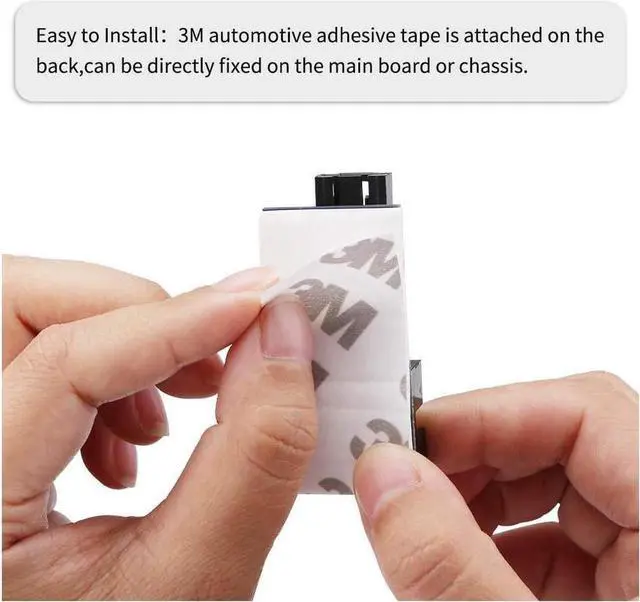 Alt view image 6 of 7 - 9 Pin 2 in 1 Internal USB Splitter Cable, 9 pin USB Header Male 1 to 2 Female Extension Connector Adapter, USB 2.0 HUB Connector Port Multiplier PWM Fan Splitter Cable (30cm/0.98ft)