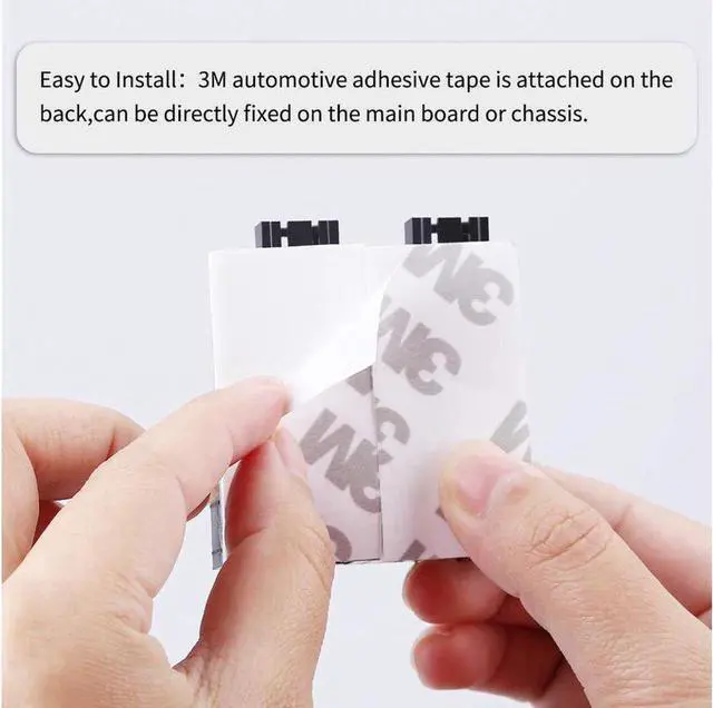 Alt view image 7 of 7 - 4 in 1 Internal USB Splitter Cable, 9 pin USB Header Male 1 to 4 Female Extension Connector Adapter, USB 2.0 HUB Connector Port Multiplier PWM Fan Splitter Cable (30cm/0.98ft)