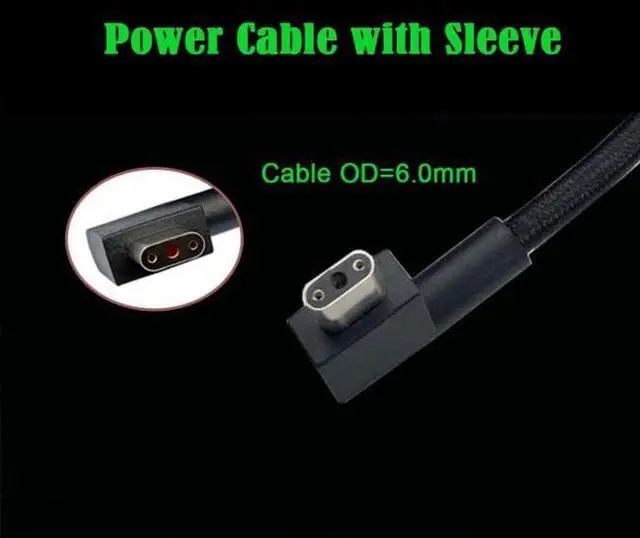 Alt view image 3 of 7 - Aomoproing DC Jack 7.4*5.0mm Input to 3Pin Power Plug Cable Compatible for Laptop Blade Pro 17 and Blade 15 Model Support 230W/160W Charge Adapter