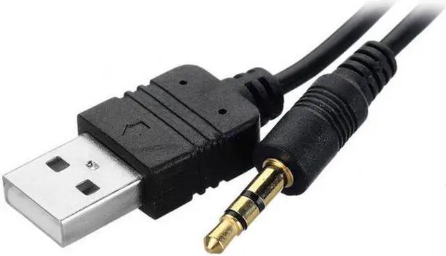 Alt view image 4 of 7 - Aomoproing  USB & 3.5mm AUX to Bluetooth Audio Aux & USB Female Adapter Cable For Car BMW