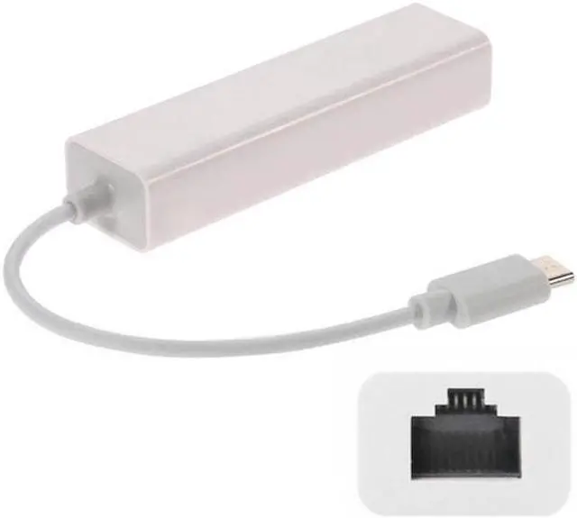Main image of Aomoproing USB-C Type C Male to 100Mbps Ethernet Network LAN Adapter for Apple Macbook & Laptop PC