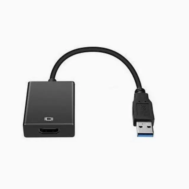 Alt view image 4 of 4 - USB to HDMI converter HD adapter Laptop Projector converter port 0.2 m