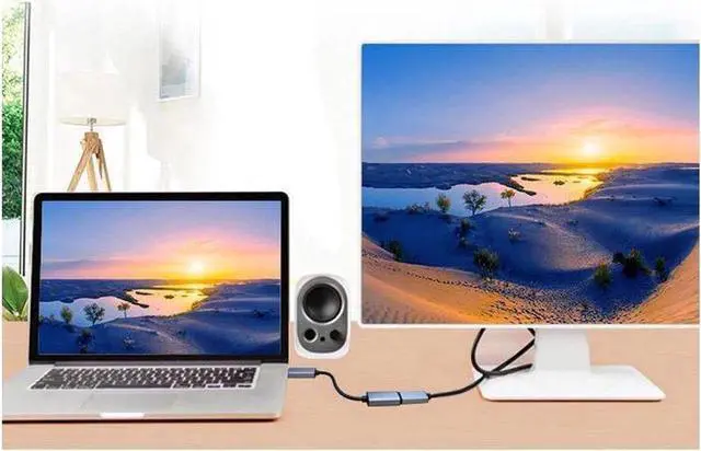 Alt view image 2 of 5 - 1ft HDMI to DisplayPort Adapter 4K@60Hz High Speed HDMI Male to DP Female Converter Cable Compatible for PC Graphics Card Laptop Mini NS PS5/4 Xbox One/360