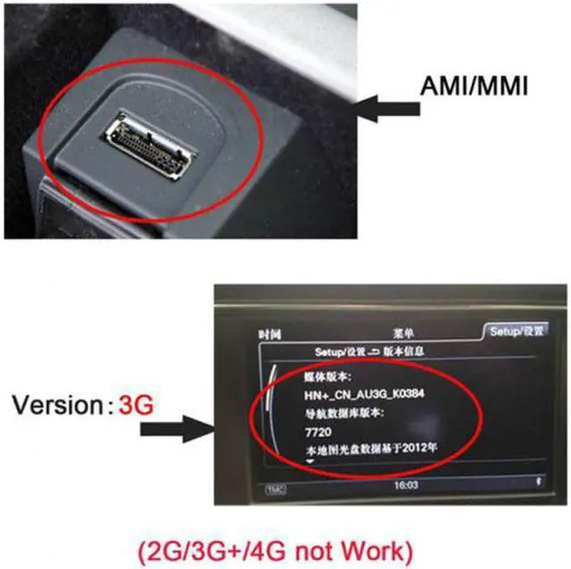 Alt view image 7 of 7 - Aomoproing Media In AMI MDI USB AUX Flash Drive Adapter Cable For Car VW AUDI 2014 A4 A6 Q5 Q7