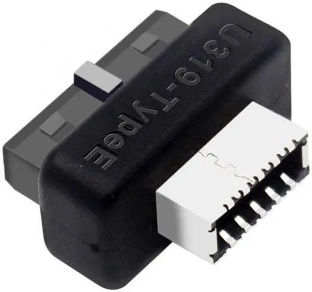 Alt view image 3 of 7 - Aomoproing  Overmold USB 3.1 Front Panel Socket Key-A Type-E to USB 3.0 20Pin Header Male Extension Adapter