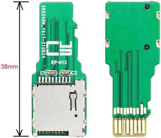 Main image of Aomoproing TF Micro SD Male Extender to TF Card Female Extension Adapter PCBA SD/SDHC/SDXC UHS-III UHS-3 UHS-2