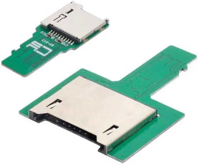 Alt view image 5 of 7 - Aomoproing  2pcs TF Micro SD Male Extender to SD Card Female Extension Adapter PCBA SD/SDHC/SDXC UHS-III UHS-3 UHS-2