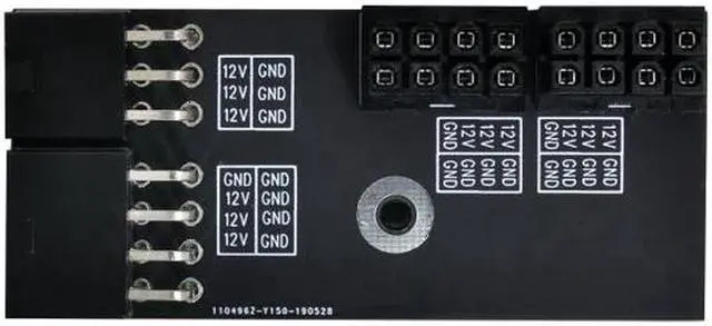 Main image of Aomoproing  Dual ATX 8Pin Female to 6+8pin Male 180 Degree Angled Power Adapter for NVIDIA 3080 3090 Graphics Card GPU