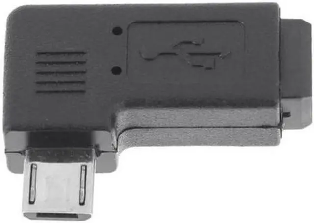 Alt view image 7 of 7 - Aomoproing  90 Degree Left Angled MINI USB Female to Micro USB Male Data Sync Power Adapter
