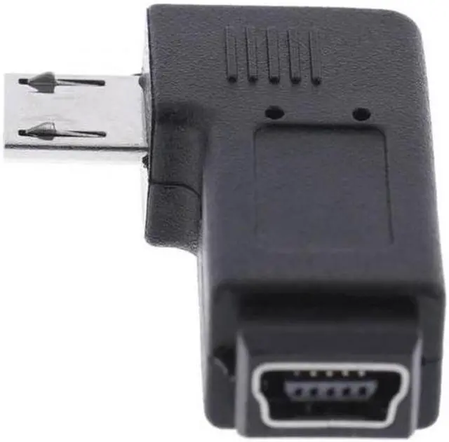 Main image of Aomoproing  90 Degree Left Angled MINI USB Female to Micro USB Male Data Sync Power Adapter