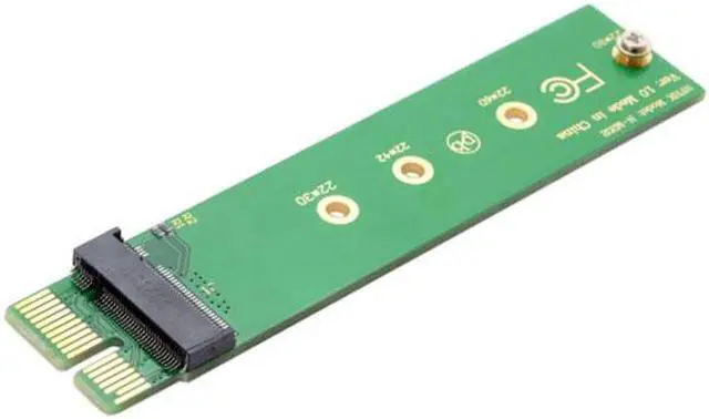 Alt view image 6 of 7 - Aomoproing NGFF M-key NVME AHCI SSD to PCI-E 3.0 1x x1 Vertical Adapter for XP941 SM951 PM951 960 EVO SSD