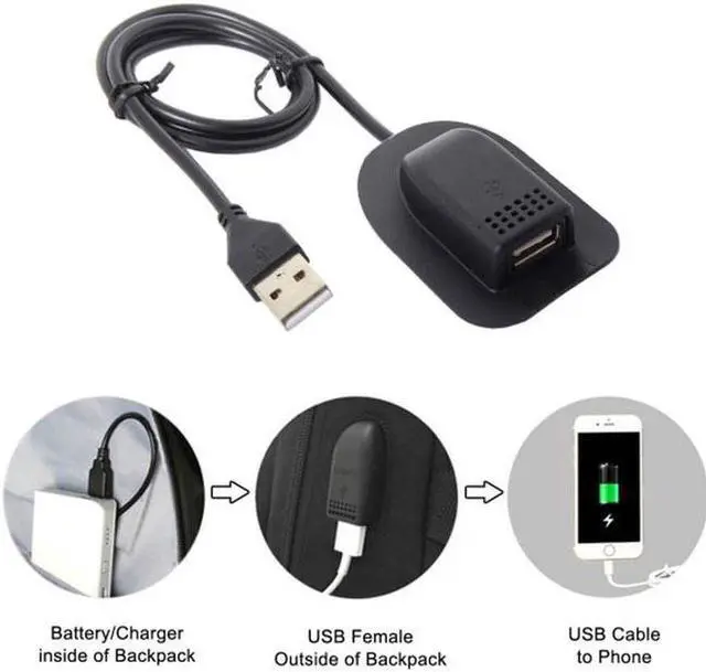 Main image of Aomoproing  Backpack USB Charging Cable Practical Convenient Outdoor Travel Camping External