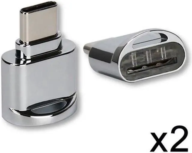 Main image of Aomoproing  2pcs USB 2.0 Type C USB-C to Micro SD SDXC TF Card Reader Adapter for Macbook & Cell Phone