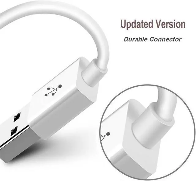 Alt view image 4 of 5 - Charging Cable for iPod Shuffle Cable USB Data Sync Cable Cord 3.5mm Male AUX Plug to USB Male Adapter Cable Charger Converter Headphone Audio Extender Jack for iPod Shuffle 3 4 5 6 Gen 2-Pack