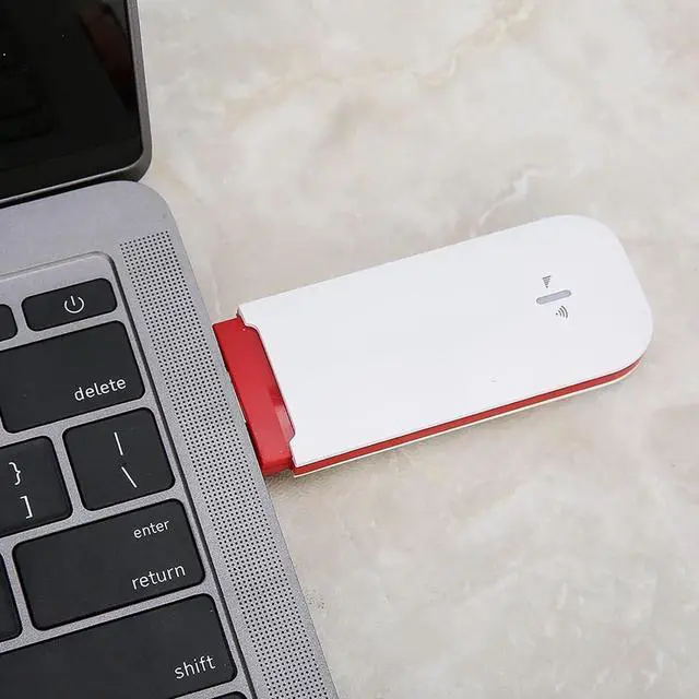 Alt view image 4 of 7 - 4G LTE USB WiFi Modem Portable 4G Router with SIM Card Slot High Speed Portable Travel Hotspot Mini Router Unlocked 4G Dongle